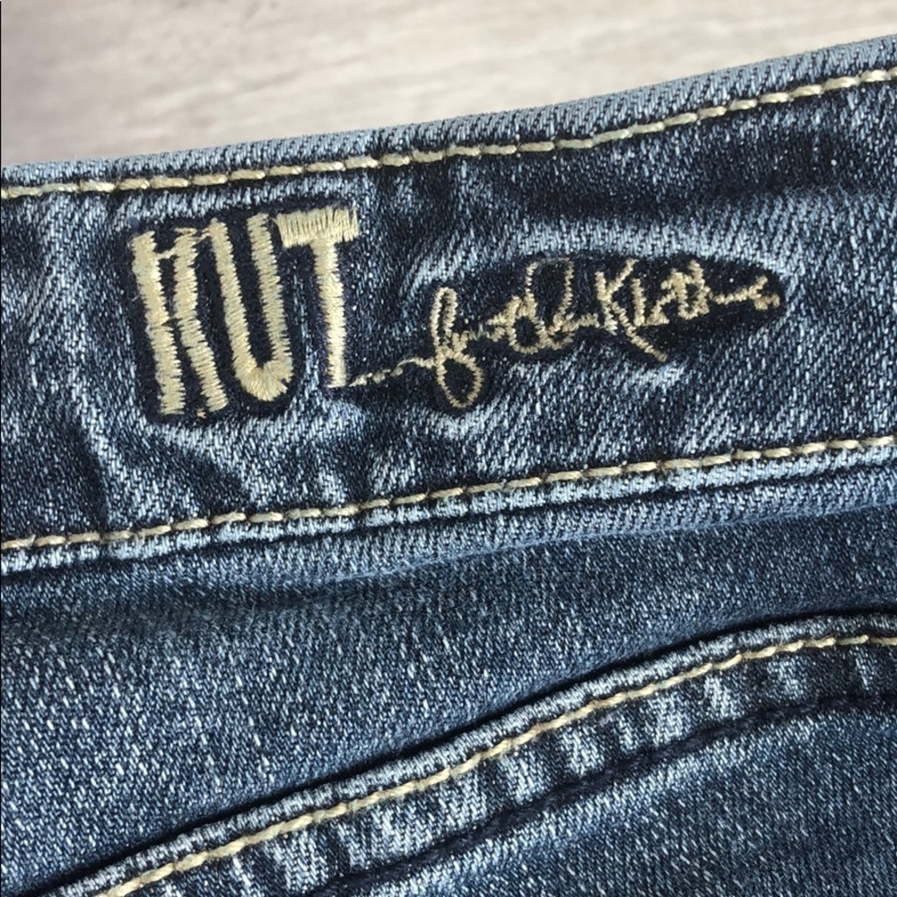 KUT Catherine Boyfriend Skinny Straight Jeans 2 - Picture 9 of 14